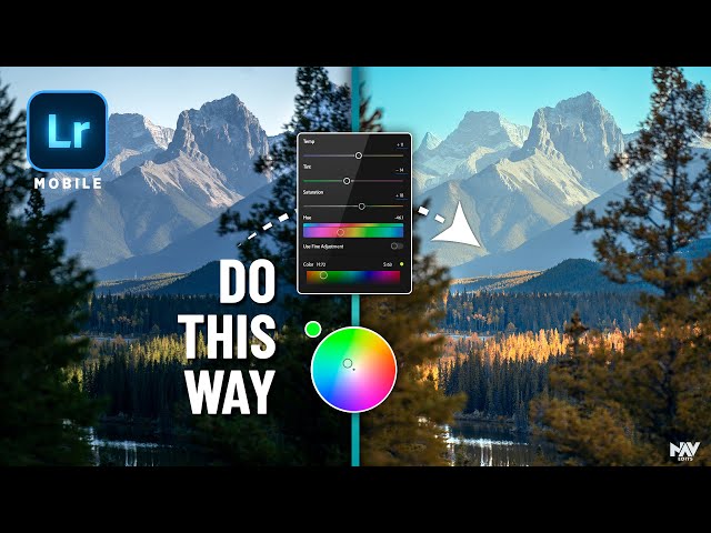 3 Tips to COLOR GRADE Landscapes in Lightroom App | Android |iOS