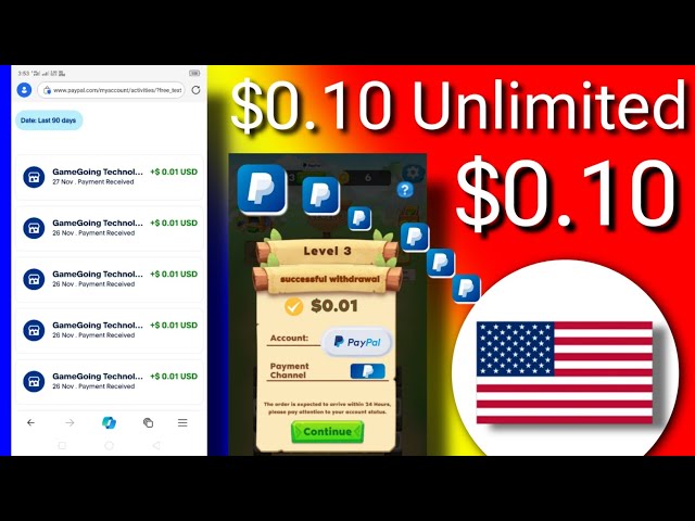 PayPal Game For Money | PayPal Earning App Instant Payment | Apps That Pay You Real Money