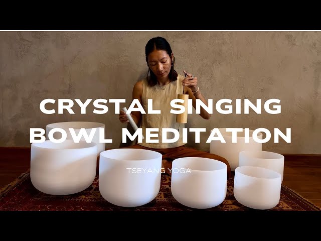 CRYSTAL SINGING BOWL MEDITATION l SOUND BATH l RELAXATION MUSIC