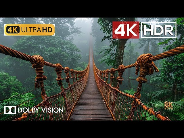 Exploring Unreal Green Ambience | Dolby Vision 4K HDR in 60FPS - So Real It Feels Alive