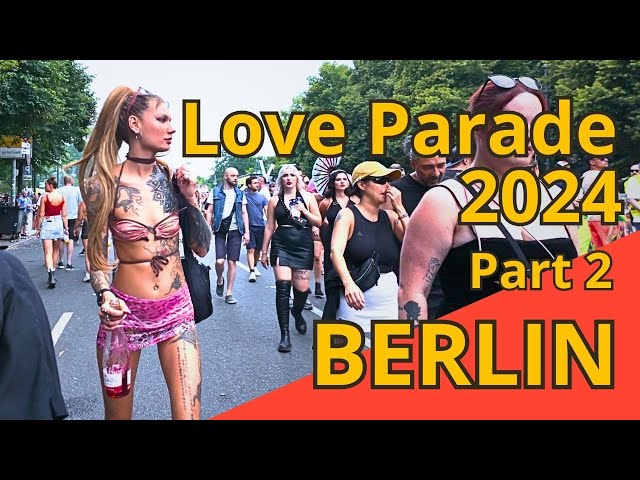 NICE GIRL ON THE RAVE THE PLANET (LOVE PARADE ) 2024 IN BERLIN GERMANY 🇩🇪 Part 2