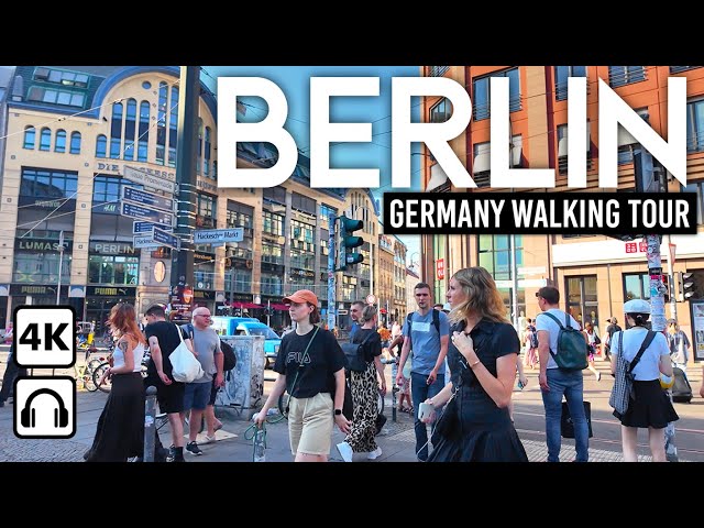 Berlin, Germany 🇩🇪 4K Downtown Walking Tour around Alexanderplatz