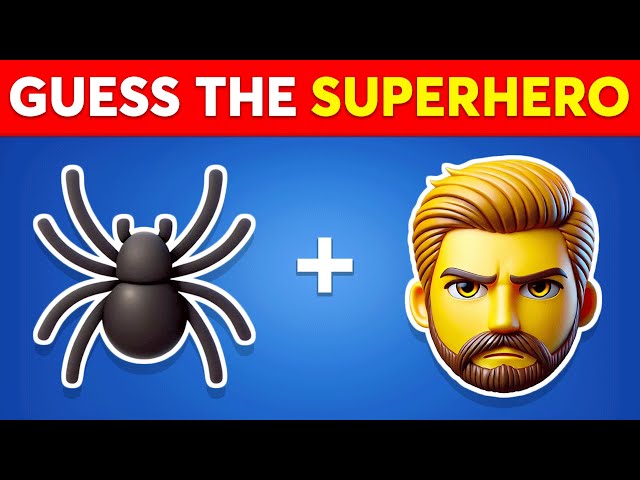 Can You Guess The Superhero By Emoji? 🦇🦸 Emoji Quiz