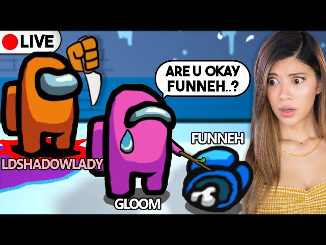 🔴Among Us with LDShadowlady, KREW, Aphmau, Laurenzside, Kubz Scouts (Gloom POV)