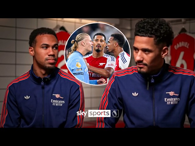 William Saliba and Gabriel on Manchester City rivalry