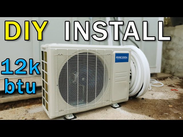 Mr Cool DIY 4th Gen 12000btu Mini Split Full Install