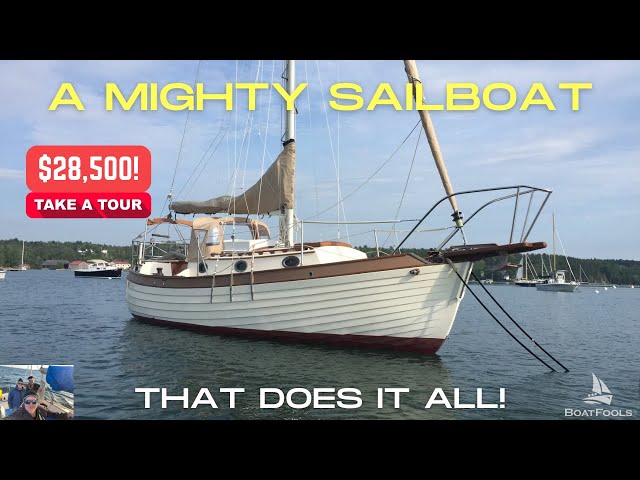 A MIGHTY Sailboat That Does It ALL! The Nor'Sea 27 can be trailered & sailed around the WORLD. TOUR!