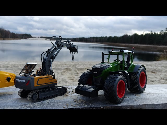 CARS on the beach. Video with toys for children. Sand games