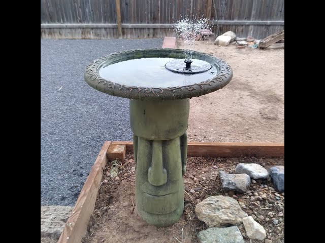 Building A Custom Tiki Birdbath