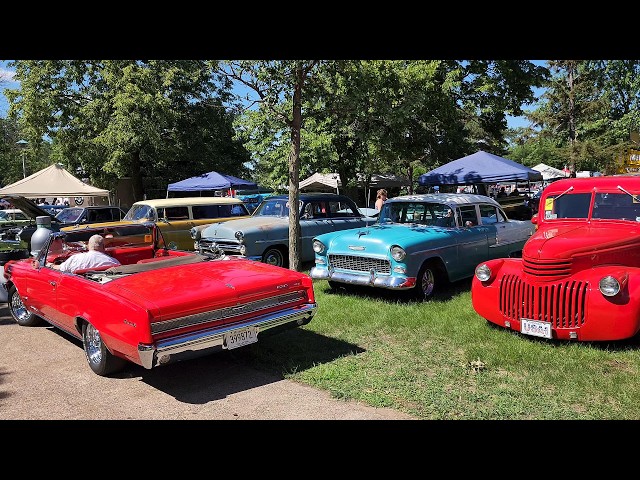 MSRA Back to the 50s {2022 classic car show} 1000s of 1964 back classic cars & old trucks Minnesota