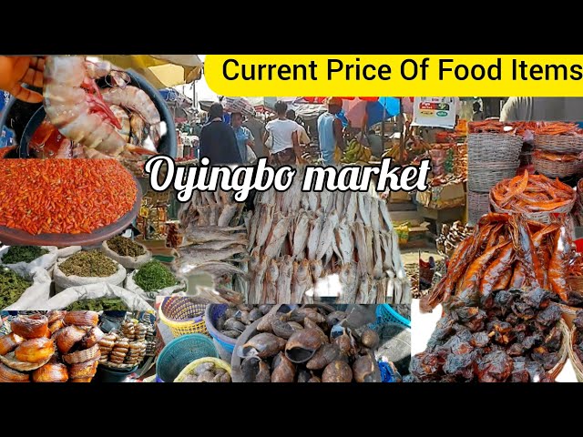 Food Market: Current Price Of Food Items In OYINGBO Market || Market Update 2025