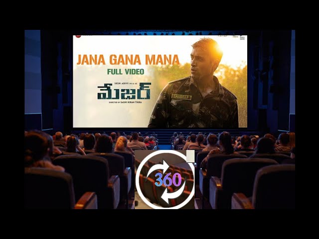 Jana Gana Mana - theater experince song Major Telugu | Adivi Sesh, Sobhita Dhulipala & Saiee M |