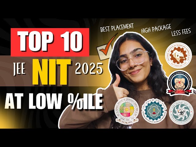 Top 10 NIT Colleges in India || Admission at low percentile ✅