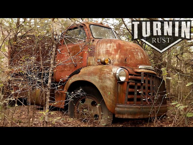 Forgotten COE Rescued from Woods After 50 Years! | Abandoned 1951 Chevy Cabover Truck | Turnin Rust