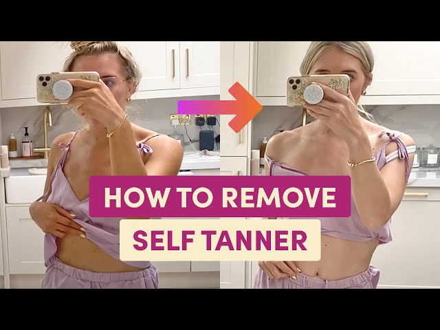 3 Steps to Remove Self Tanner Fast! I COCO & EVE