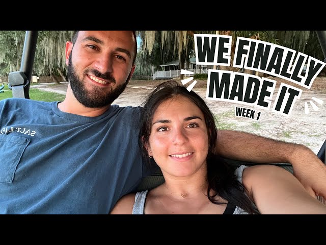 Our First Week of Full-Time RV Living in Florida | Exploring Our Resort & Getting a Golf Cart!