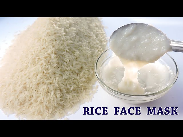 BOILED RICE FACE MASK | KOREAN RICE FACE MASK FOR GLOWING SKIN | COOKED RICE FACE PACK FOR WHITENING