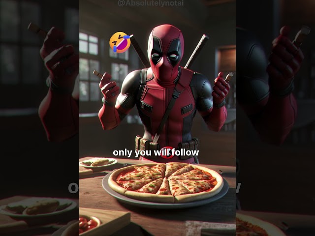 Deadpool Vs The Flash _ Pizza Challenge Rules/ Ai Edition/ #ai #aiart #aishorts