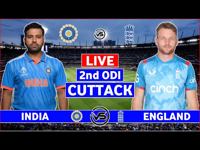 India vs England 2nd ODI Live Scores | IND vs ENG 2nd ODI Live Scores & Commentary | India Batting