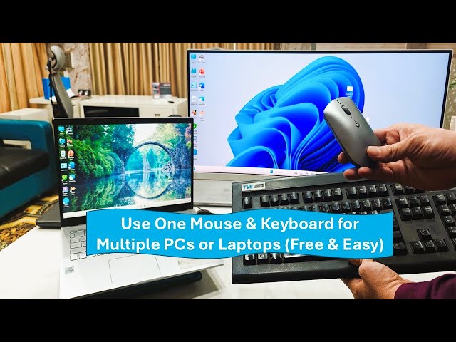 How to Use One Mouse & Keyboard for Multiple PCs or Laptops (Free & Easy Guide)