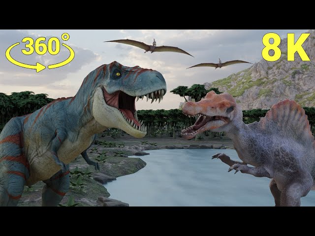 VR 360° || Dinosaurs Attack Jurassic World