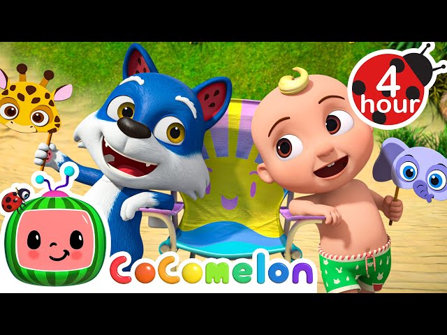 Peeakboo Animal Masks! 😂| NEW 🐯 Cocomelon - Nursery Rhymes | Fun Cartoons For Kids