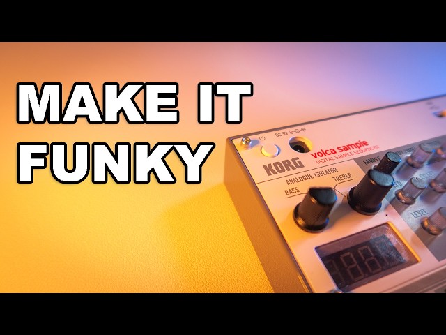 Korg Volca Sample Funky House Music Tutorial