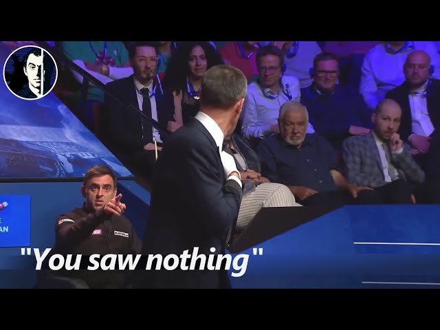 Referee Warns Ronnie O'Sullivan in the Final | 2022 World Snooker Championship Final