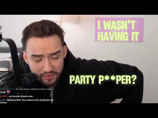 MisterArther explains why he was not having fun in NY clubs that they went with ExtraEmily