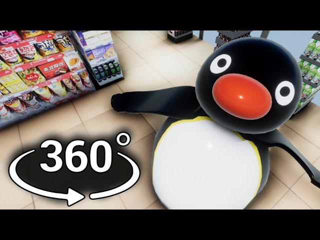 Noot noot Pingu Find You in Supermarket | VR 360 Noot noot 4K