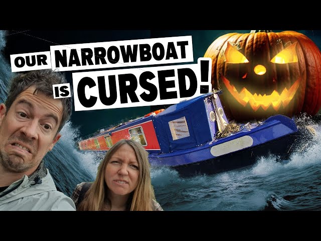 Transforming Our Narrowboat into a Floating Haunted House!