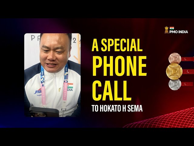 Prime Minister Narendra Modi Congratulates Paralympic Winner Hokato H Sema