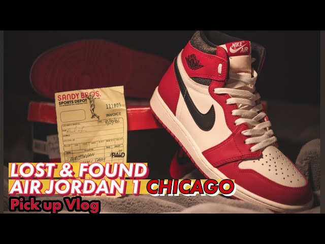 LOST & FOUND AIR JORDAN 1 CHICAGO 🏀 | Pick Up Day VLOG