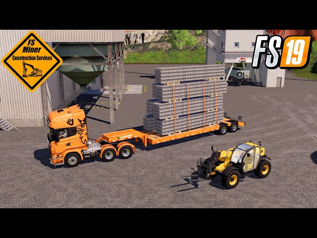 FS19 MAKE MONEY FROM STEEL MINING AND CONSTRUCTION ECONOMY MAP FARMING SIMULATOR 19