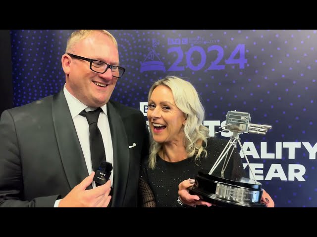 Trevor Painter and Jenny Meadows react to being named BBC Sports Personality Coaches of the Year