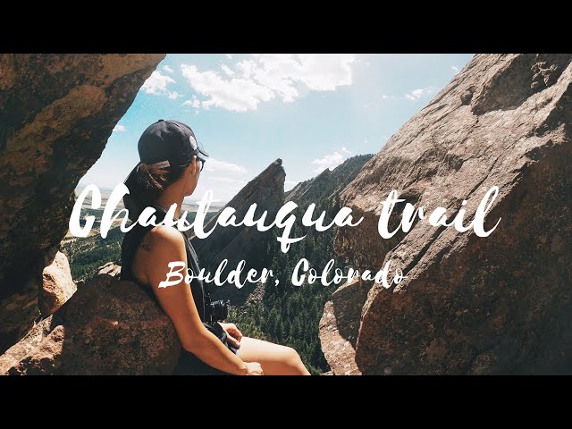 BOULDER, COLORADO - SUMMER HIKE IN CHAUTAUQUA PARK