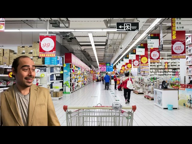 In fila al supermercato - video divertente - Matteucci