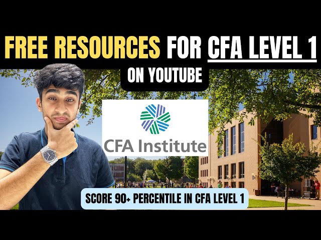 Free Resources For CFA Level 1 To Score 90+ Percentile In Exam | My Personal Resources