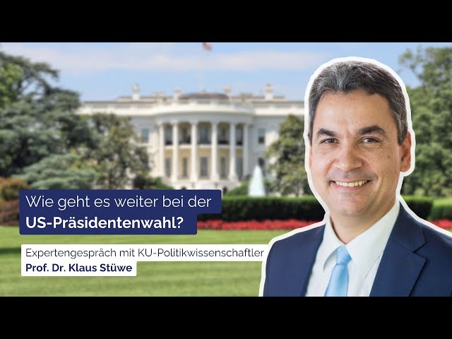 Wie geht es weiter bei der US-Präsidentenwahl? Interview mit KU-Politikwissenschaftler Klaus Stüwe