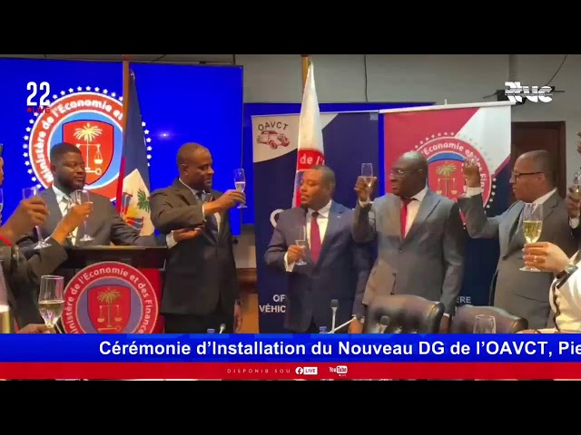 Cérémonie d’Installation du Nouveau DG de l’OAVCT, Pierre Jean Raymond André