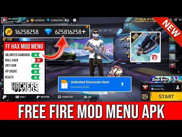 ff real diamond hack mod apk download😱 how to hack ff max mod menu diamond hack😲🤯 #hacker #hack ⬇