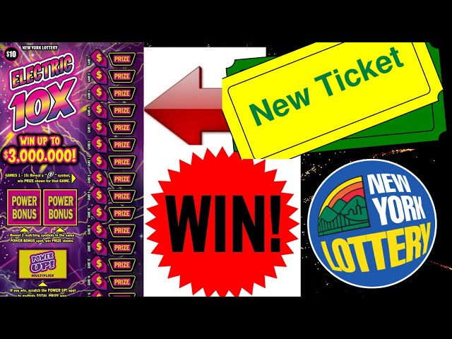 ELECTRIC 10X *NEW TICKET from NEW YORK LOTTO SCRATCH OFFS #SHORTS