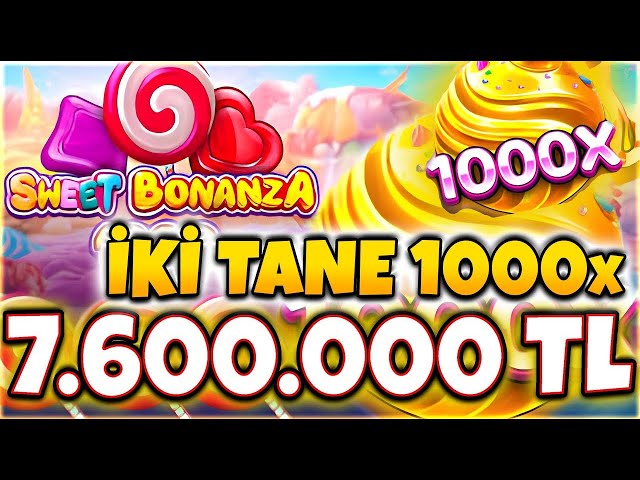 SWEET BONANZA 1000 🍭 YENİ SLOT OYUNU 🍭 SON TURDA KATLADIK +7.600.000 TL REKOR ÖDEME ALDIK 1000X