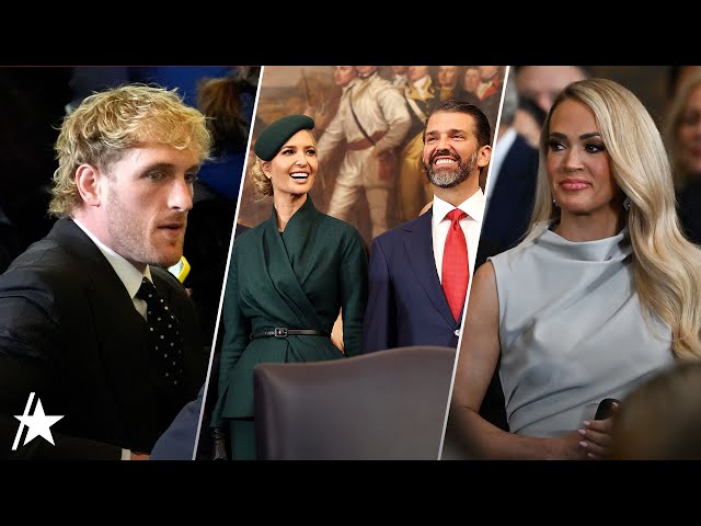 Ivanka Trump, Logan Paul & More Stars Attend President Donald Trump’s Inauguration