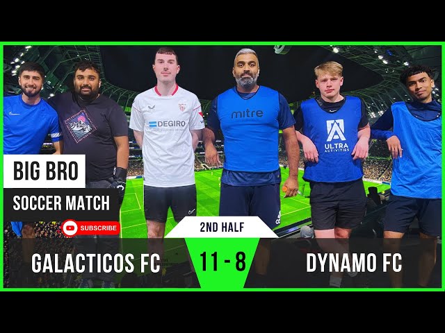 Galacticos 11-8 Dynamo | Skoodz Stars as Galacticos Surge to Victory | Big Bro Soccer (2nd Half)