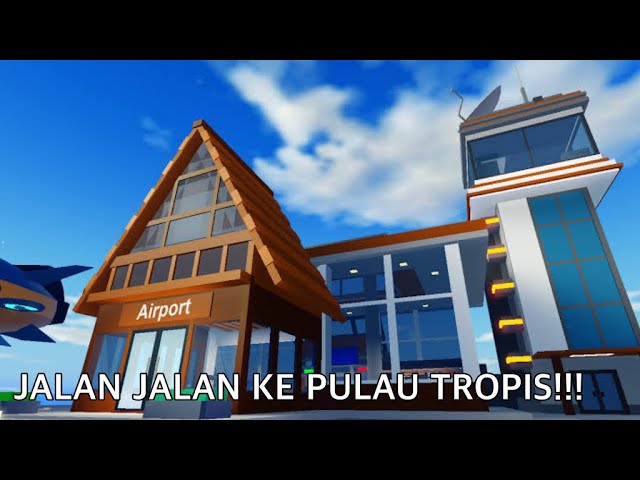 JALAN JALAN KE PULAU TROPIS!!! KE WATERPARK!!! | Roblox Livetopia Trip #1