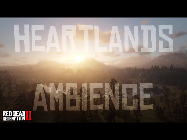 Horseshoe Overlook Sunset (No Music) | Heartlands Ambience | Red Dead Redemption 2