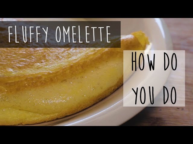 Fluffy Omelette || Three Egg French Omelette Recipe