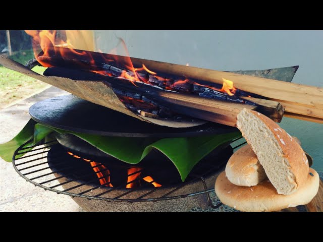 Coconut Roast Bake | Fireside Cooking | Caribbean Food | Old School Cooking