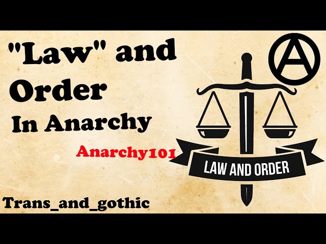 "Law" and Order in Anarchy | Anarchy101 #5